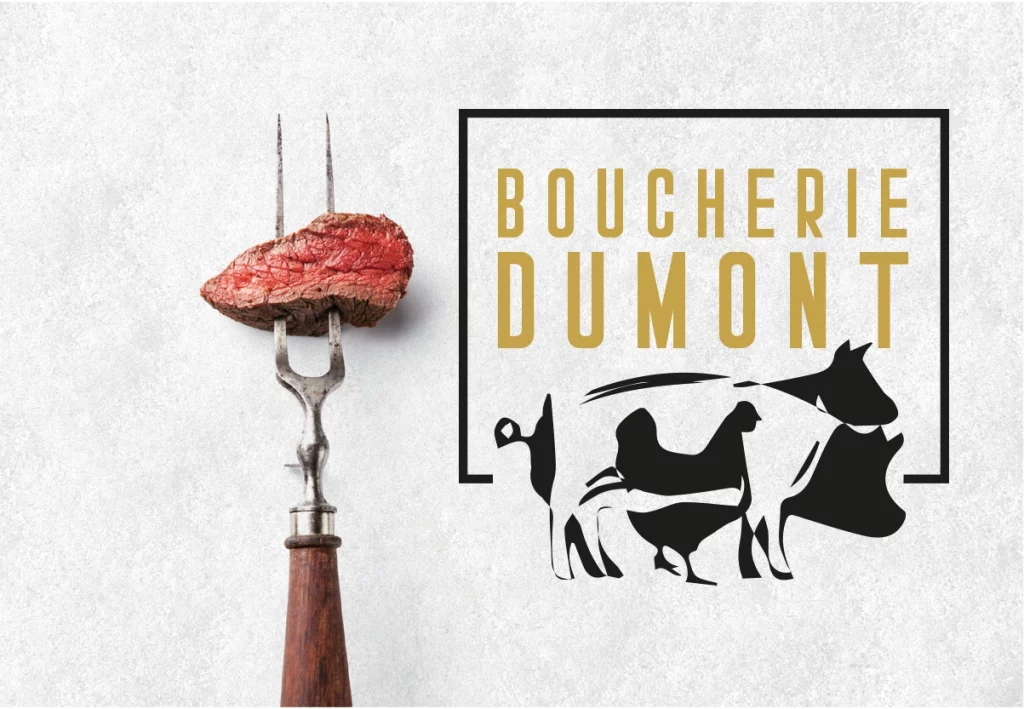 Lapostrophe boucherie Dumont logo